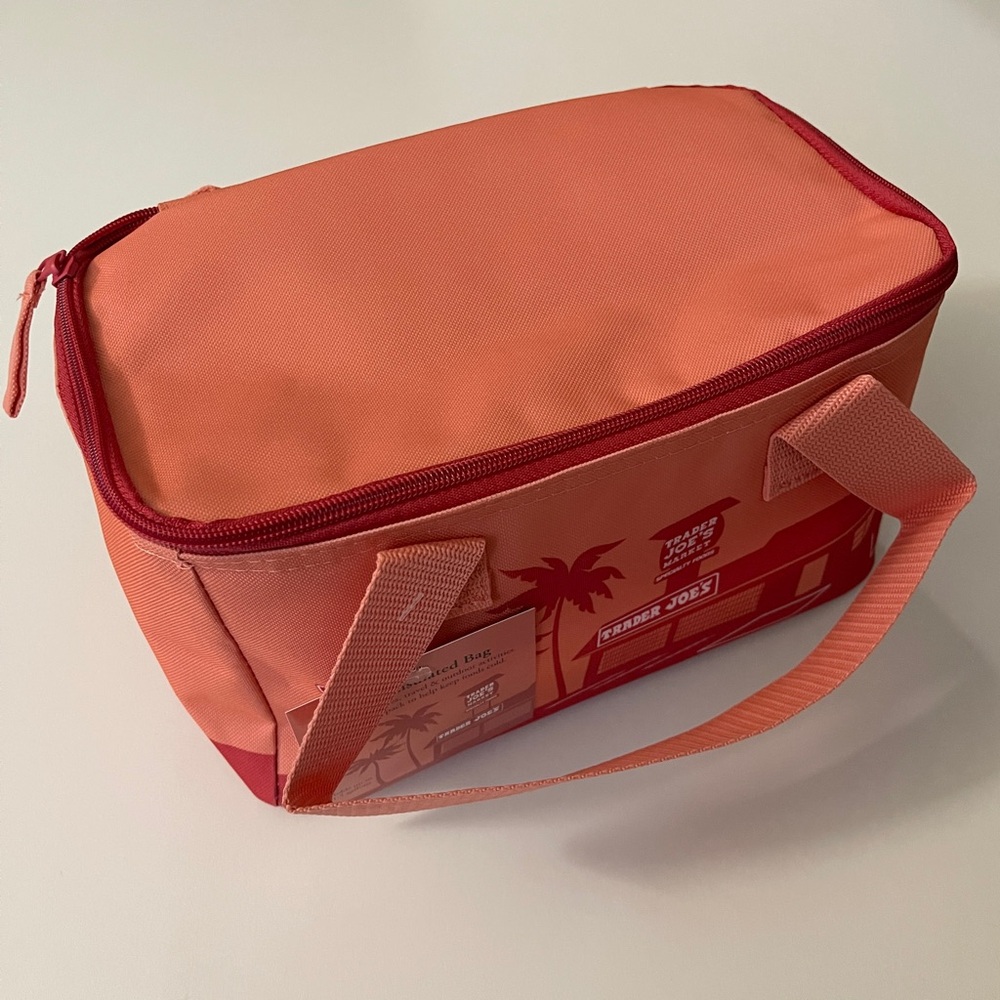 Trader Joe’s Mini Insulated Cooler Lunch Bag
Orange